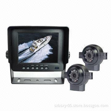 5-inch Waterproof Car Rearview System for Boat